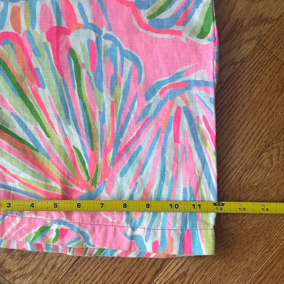 Lilly Pulitzer The Beach Pant XL Linen Lounge Resort Vacation Coastal Vibe Pink - Picture 12 of 15